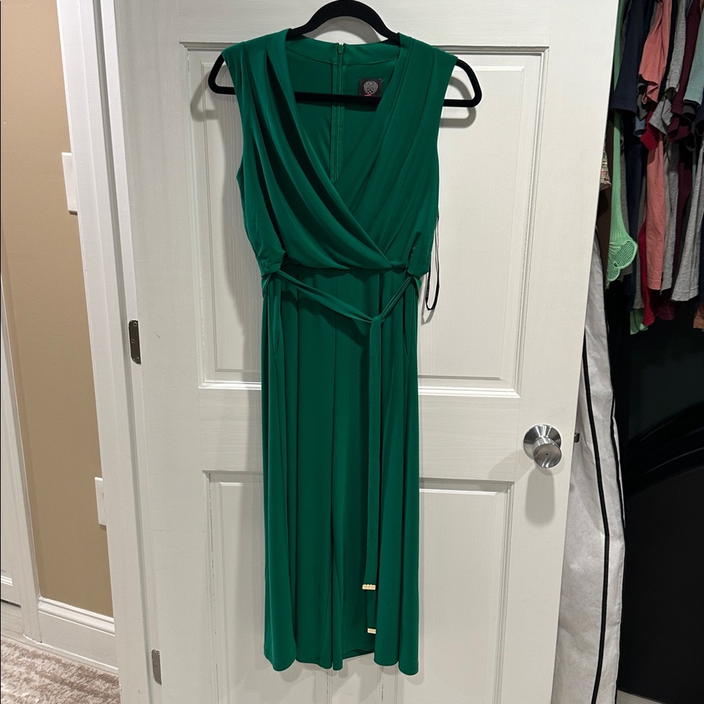 Vince Camuto green jumpsuit